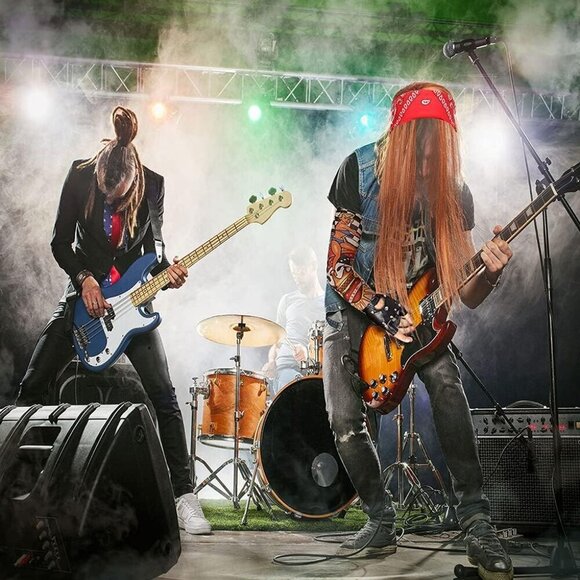 90s Punk Accessories 7PCS Cosplay Set for Men Women Halloween Party main image 5